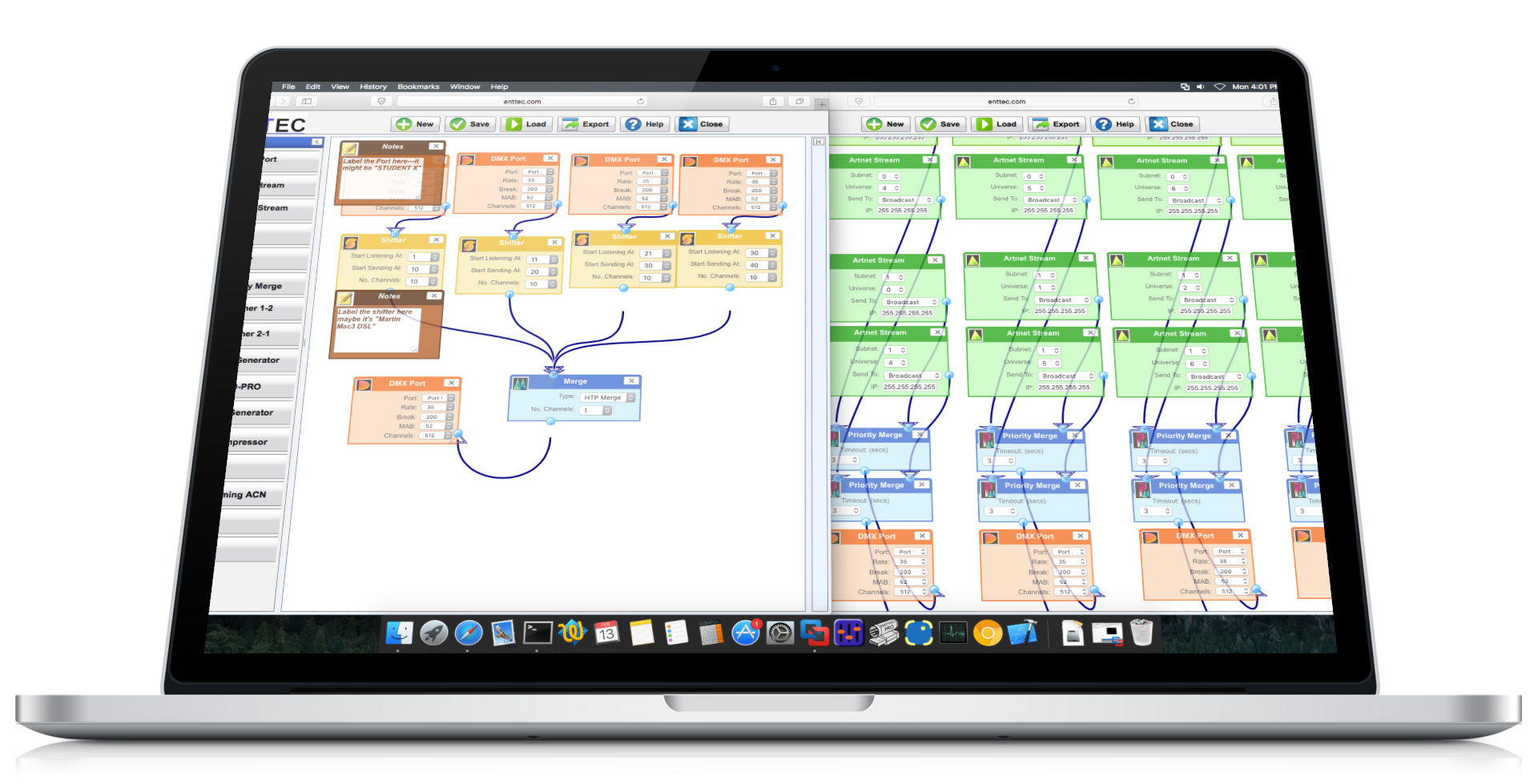 advanced lighting data control