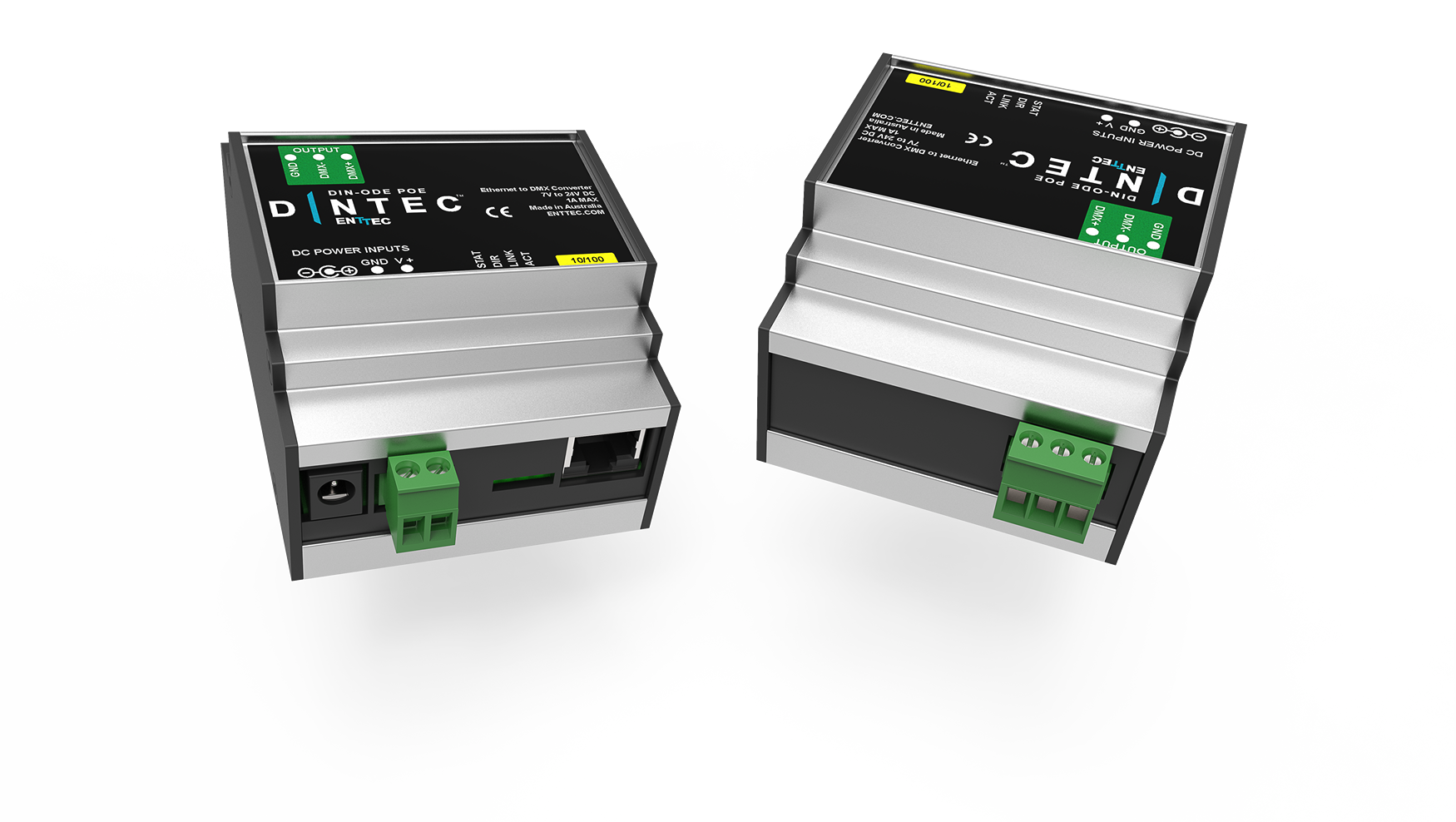 DIN RAIL DMX-artnet node