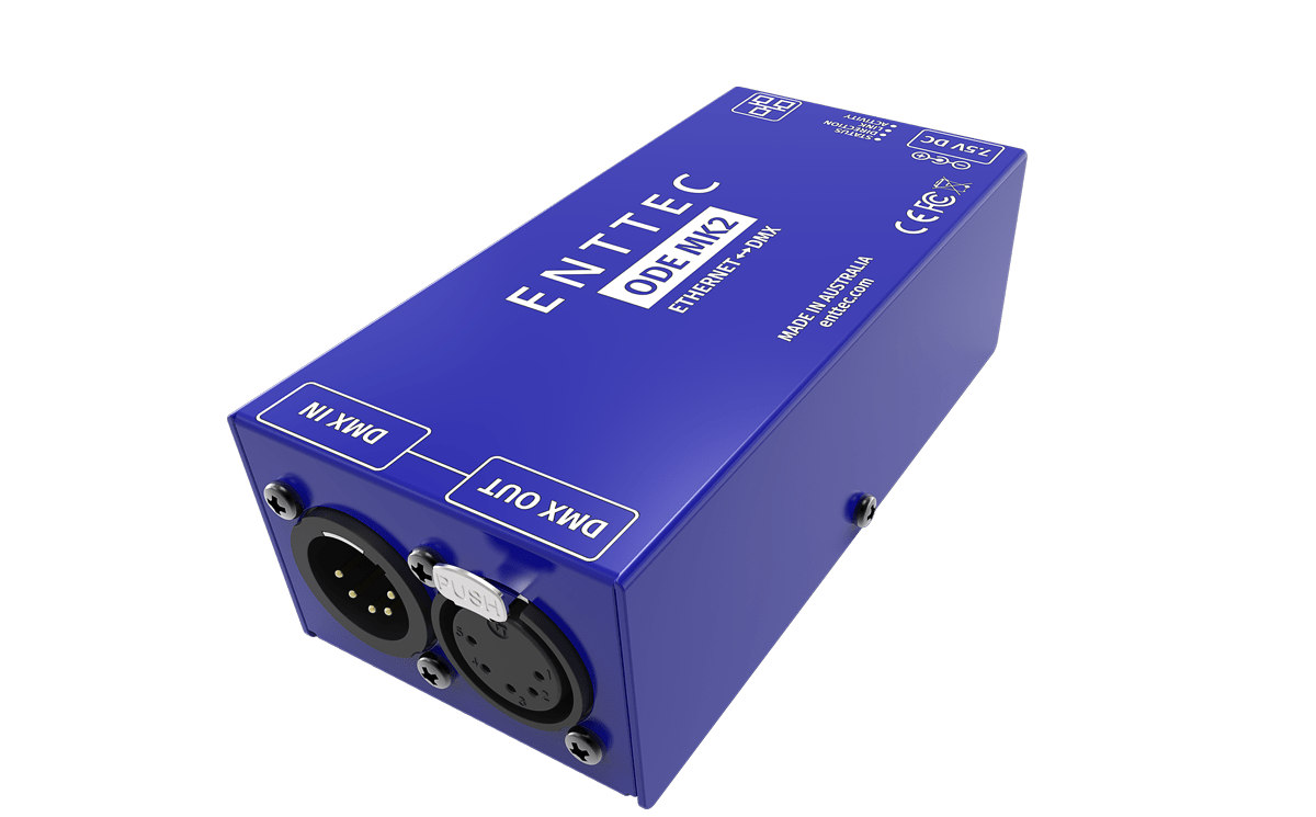 ODE Mk2, the trusted Ethernet DMX interface | ENTTEC