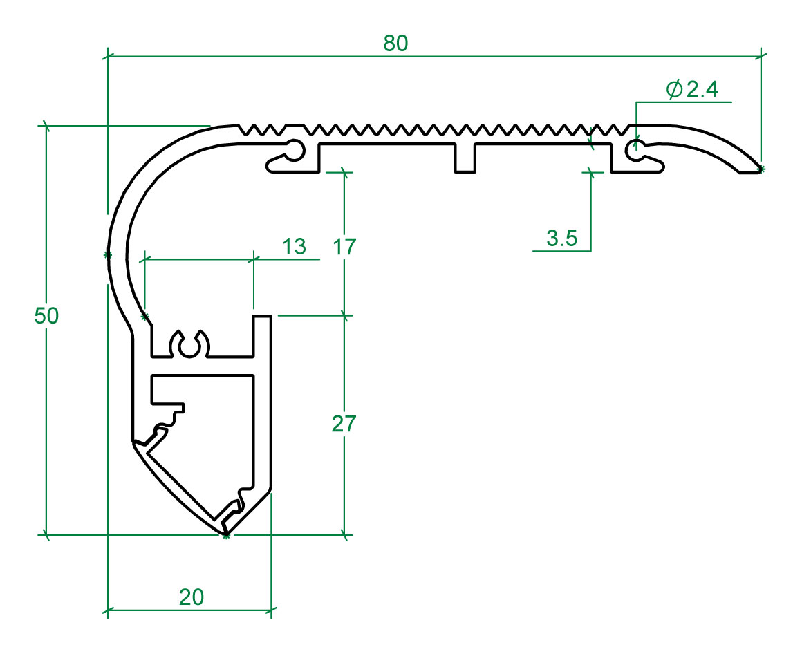 9EA aluminium extrusion ENTTEC