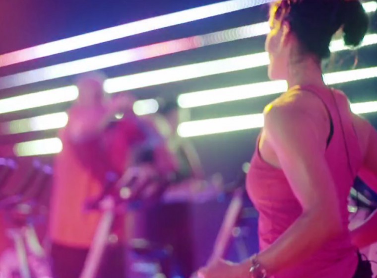 Immersive LED gym