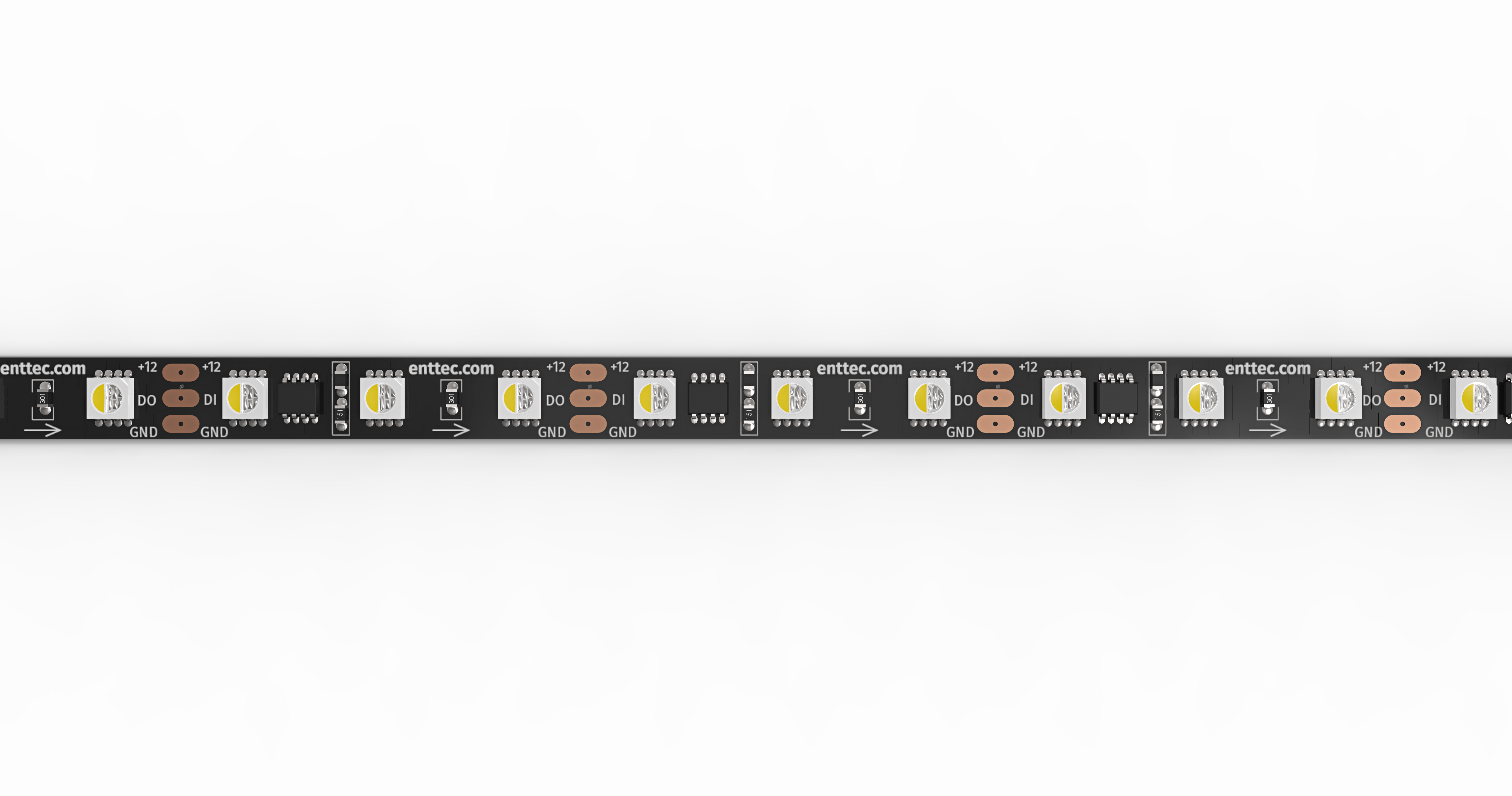 Empirisk efterskrift skære ned Precision-designed Black LED Pixel strip | ENTTEC : ENTTEC