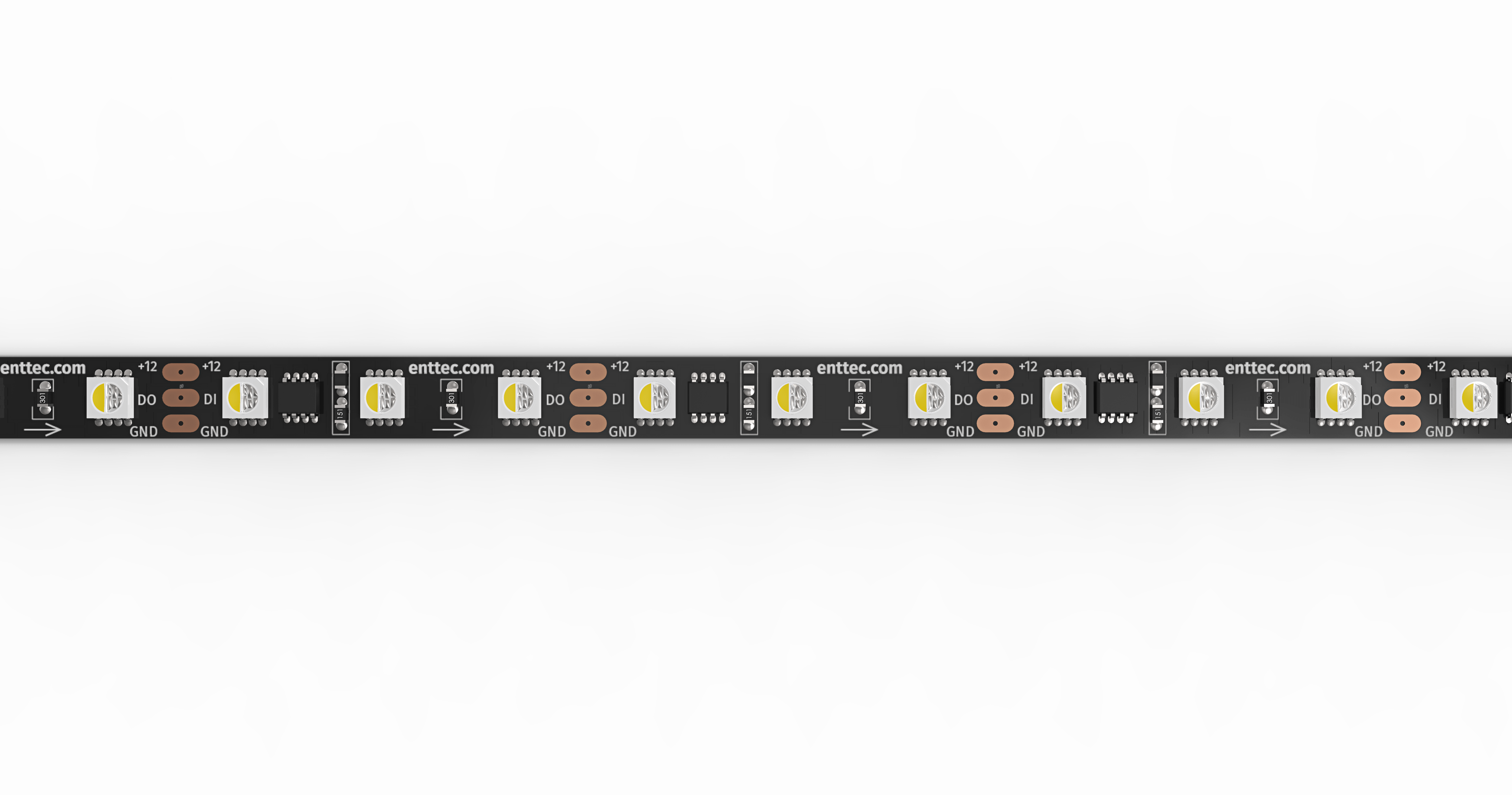 Precision-designed Black LED Pixel strip