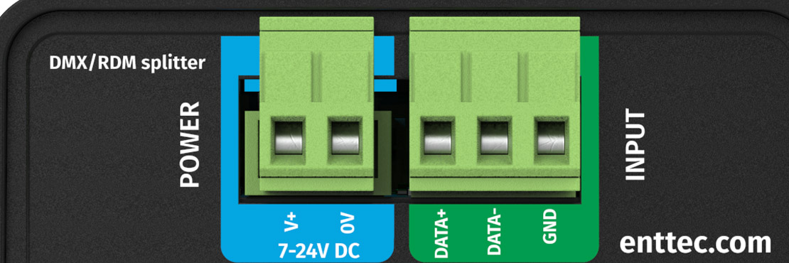 ENTTEC D-SPLIT 512-Ch DMX 5-pin Splitter/Isolator