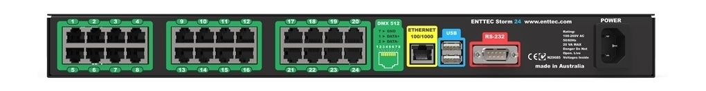 Ethernet-to-DMX converter