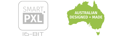 Smart PXL 60 dot. 16- bit dimming Australian designed and made.
Pixel light, project lights, outdoor pixel lights