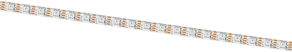 Single LED white pixel strip