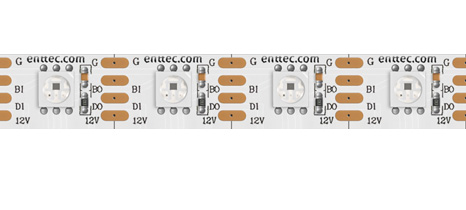 Professional 12V single LED white pixel strip