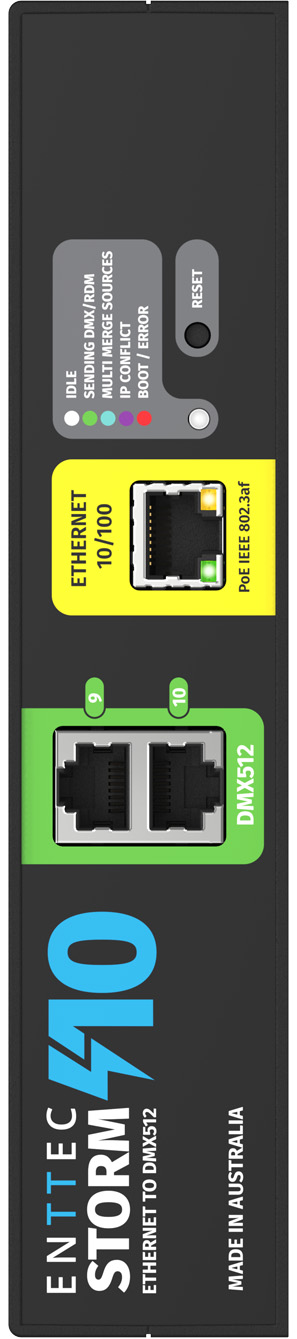 Ethernet to DMX adapter