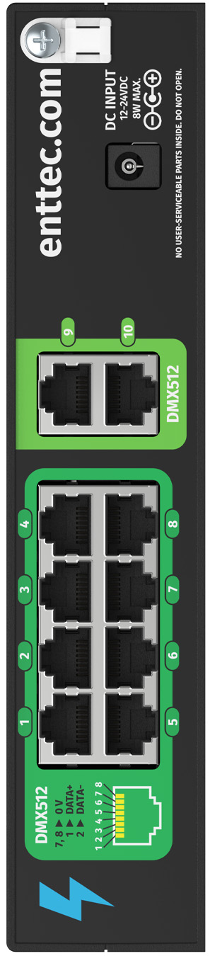 Ethernet to DMX adapter